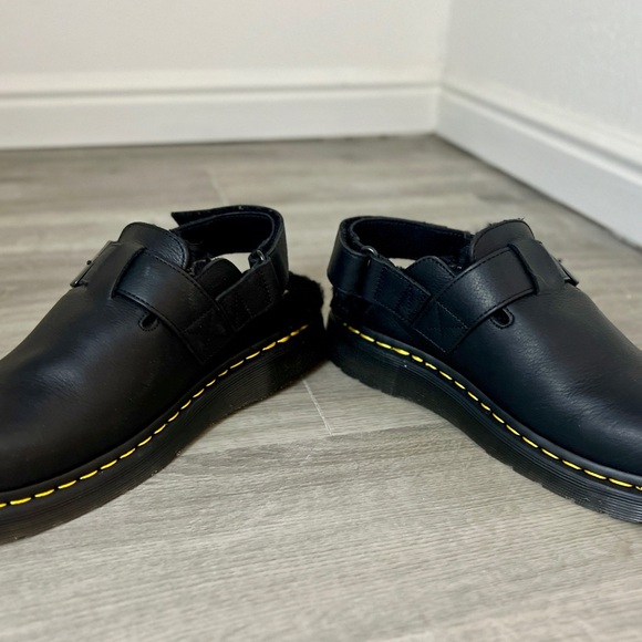 Dr. Martens Jorge II Faux Fur Mule, Black, UK6/EU39/US7M-8L (Unisex) - Picture 6 of 9